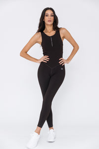 Thumbnail for NEW Kendall Dark Chocolate Jumpsuit